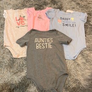 Lot Bundle Baby Girl 24m onesies